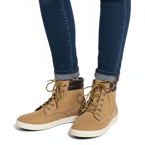 Timberland Shoes - Timberland Boots Dausette Sneaker Boots in Wheat Nubuck Leather Womens Size 6